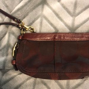 Authentic coach wristlet